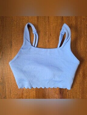 New All In Motion Girls XL/14 Sky Blue Sports Bra